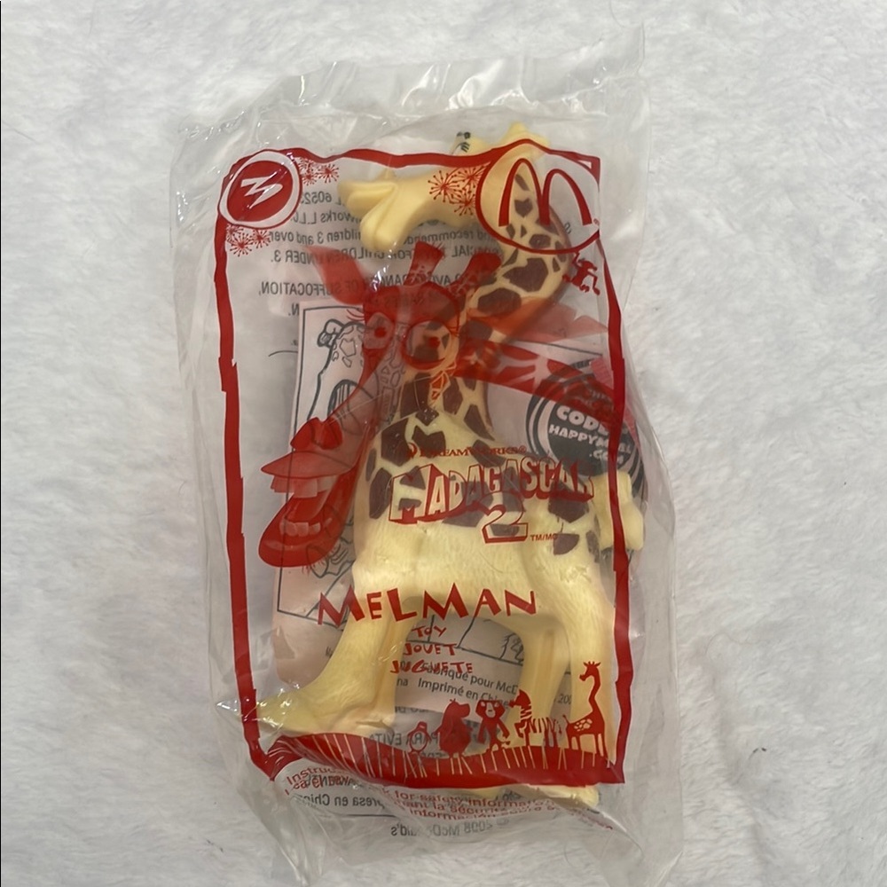 2008 MADAGASCAR 2 MCDONALDS HAPPY MEAL TOYS - Melman